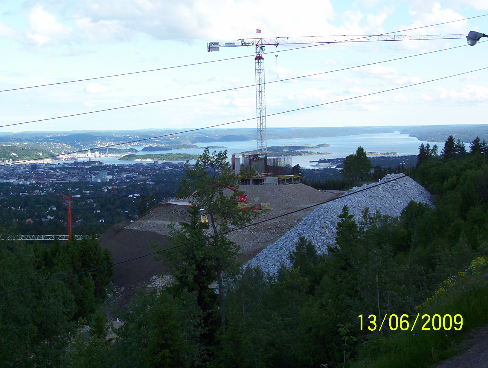 100_4036_Holmenkollen - stavba nového skokanského můstku